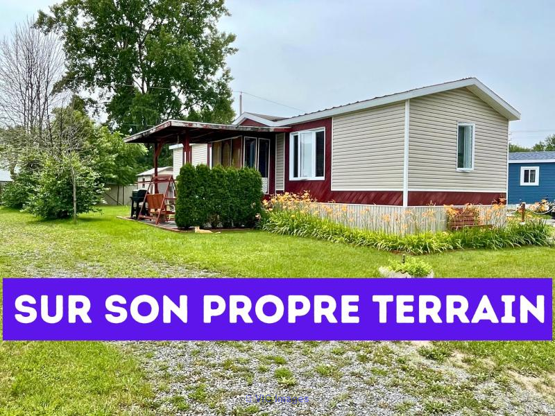 Mobile Home with Land for Sale in St-Jean-sur-Richelieu / Maison mobile avec terrain à vendre à St-Jean-sur-Richelieu
