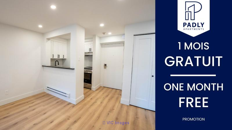 Free 1-Month Rent: Studio & 1-Bedroom Apartments Near Universities / 1 mois de loyer gratuit : Studios et appartements 1 chambre près des universités