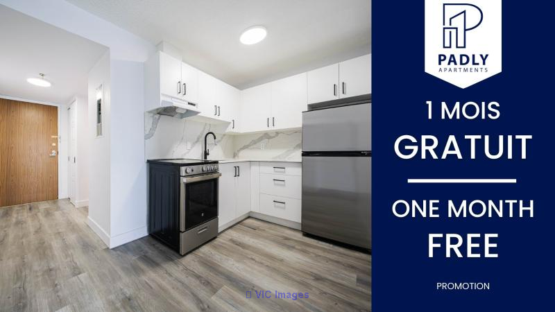 1 MONTH FREE - Downtown Montreal Studio & 1-Bdr, Gym, Pool